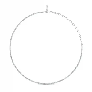 9. Elegant Adjustable Diamond Choker Necklace: Bold Statement, Custom Fit