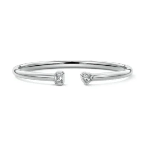5. Two Stone Diamond Bangle: Symbolic Design, Personalized Luxury